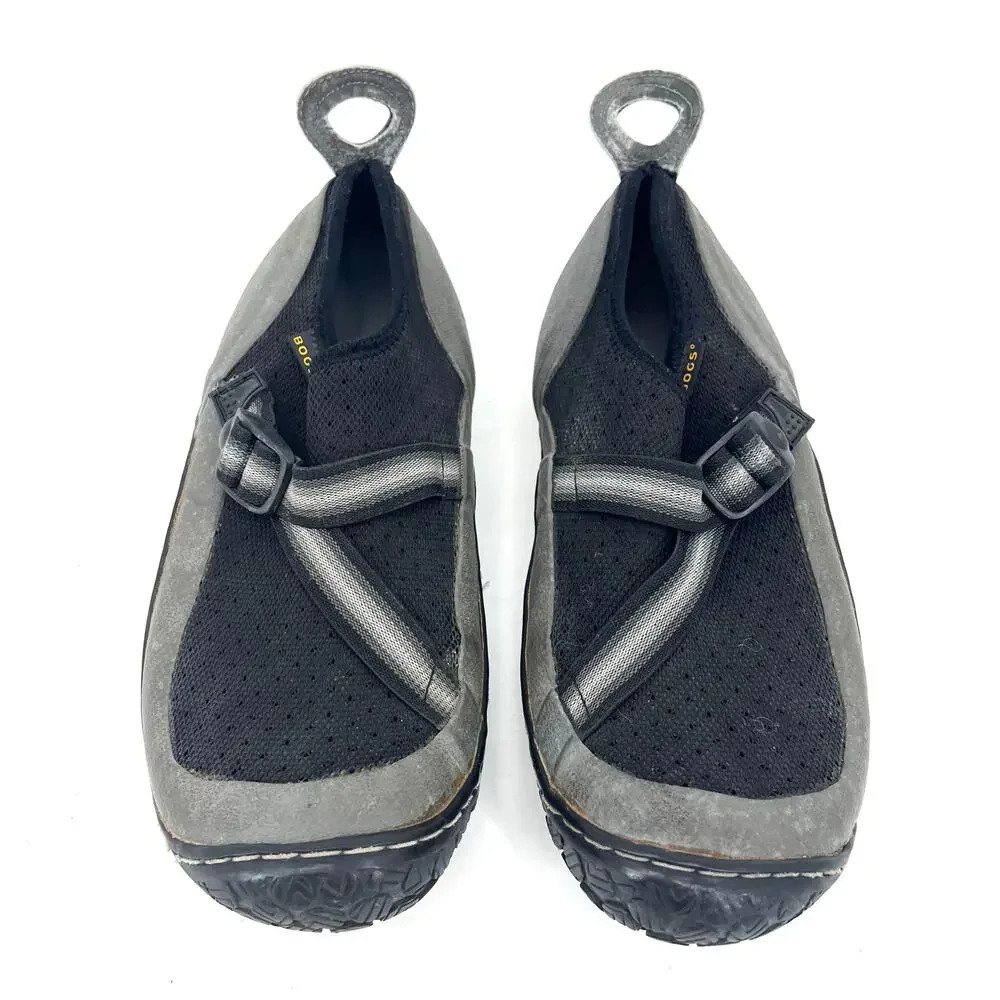 Bogs Men's 42/9  Crosswater Low Rubber Water Shoe‎ Knit Mesh Black Gray